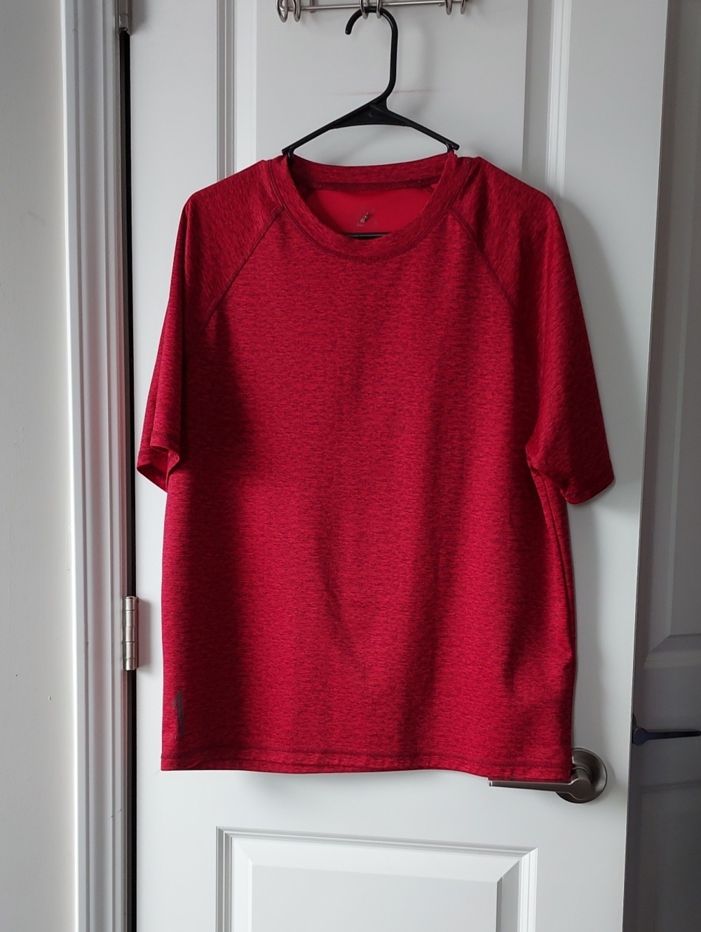 Men's Red Performance Crew Neck Shirt